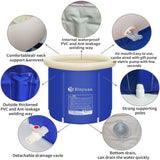 Portable Bathtub Bath Tub Folding Bathtub Portable PVC Water Tub Spa Bath Tub V201-HB001DB-AU