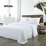 Royal Comfort Blended Bamboo Sheet Set White - Double ABM-201992