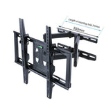 Tilt & Swivel Dual Arms TV Mount Cantilever Wall Bracket 40 46 50 55 56" LCD LED V767-U-420E