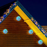 LED Twinkle Petal Balls 10cm 5-Pack Cool-Warm White or Multicolor - Multicolor V720-XL0992