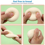 3pcs Dumpling Squeeze Stress Balls, Sensory Toys, Party Favors Handballs V1188-TSQQ-20426-1