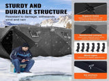 Portable Ice Shelter, 6-8 Person Pop-Up Ice Fishing Tent, 70 Square Feet Fishable Area, Ice Shanty V952-BDBHS141737003OIPV0