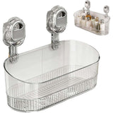 No Drill Bathroom Suction Storage Box, New Suction Cup Shelf, Multi Functional Wall-Mounted V1366-AZ2-W-10953