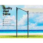 Instahut Gazebo Marquee 3m Outdoor Event Wedding Tent Camping Party Shade Iron Art Canopy Beige GAZEBO-IR-AR-HF-3X25-BG-AB