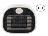 1000W Mini Desktop Electric Heater Warm Air Blower with 2 Level Adjustment for Home Office WhiteUS V1294-YM0901-3113200150511