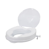 Raised Seat with Lid 300 Lbs Heavy Duty Elevated Seat with Tightening Clamps Raised V1294-YM0901-H39483-B-2