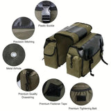 Bicycle Pannier Bag, Durable Rear Rack Storage Bag with Double Side Design for Mountain Road V1308-DSZKI-1589-1