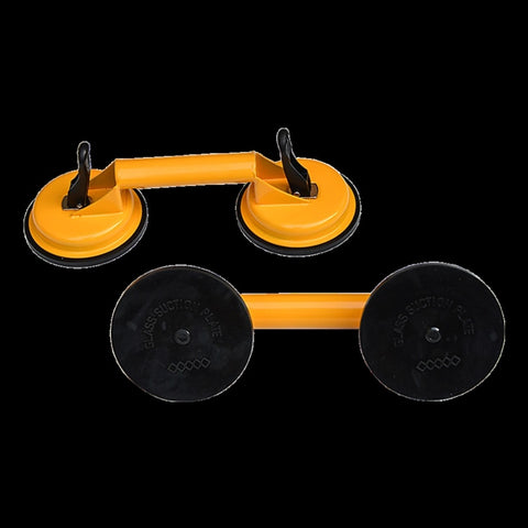 2x 100kg Aluminum Alloy Double Locking Suction Cup Glazer Glass Sucker Lifter V63-824131