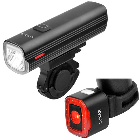 *LUNAR Light Set - ASTRO 1000 Combo - 1000 Lumen Front - 70 Lumen Rear - USB-C V572-LN-AST1000COM