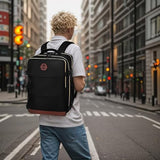 Multifunctional Backpack with Shoe Compartment for School Travel and Work, 28x19x42 cm, Green V1188-MS-325-1270