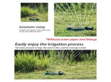Garden Sprinklers Sprayer Automatic Swing Nozzle Lawn Sprinkler Garden Lawn Forestry Irrigation V1294-YM0718-10126458