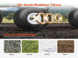 680 Lbs Steel Garden Cart on Wheels, Heavy Duty Garden Wagon Cart Pullable, Metal Outdoor Utility V952-ZXHYTCHH680LDM4Y8V0