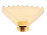 Brass Fountain Sprinkler G1in Female Thread Adjustable Scattering Landscape Sprayer V1294-YM0721-3111210084611