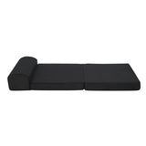 Giselle Bedding Foldable Mattress Folding Foam Bed Mat Black FOAM-MFM-CU02-MES-BK