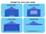 Wallaroo 3x3 PopUp Blue Gazebo Marquee Outdoor Tent GAZ-POP-3X3-BU