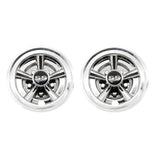 2Pcs 8Inch SS Golf Cart Wheel Covers, 5 Spoke Design Hub Cap for Golf Carts for Club Car, V1192-AZ-W-24583