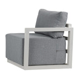 Alfresco Serenity Outdoor Lounge Set White V264-OTF-543A-WHE-5PC