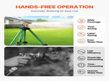 Impact Sprinkler on Tripod Base, 2 Packs, Heavy Duty Tripod Sprinklers with Brass Head & G3/4" V952-SJJSSQLSZX2J3VCN2V0