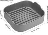 Airfryer accessories - Silicone baking dish - 2 pieces - Hot air fryer - Baking tins - Baking paper V1188-NK-BOL-166