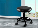 Levede 2x Salon Stool Swivel Bar Stools T4498-BKSTANDX2