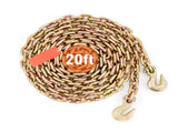 Transport Binder Chain, 220 kg Working Load Limit, 3/8'' x 20' G80 Tow Chain Tie Down with Grab V952-ZGTLJZMGDXZYJ7KNJV0