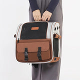 Cat Backpack Carrier - Lightweight, Foldable, Shape-Retaining Travel Bag for Cats and Small Dogs up V1232-MBB001
