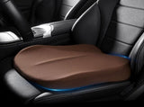 Memory Foam Car Seat Cushion 42x42x10cm Brown - Comfortable Supportive Auto Seat Pillow for Enhanced V1258-DP02-BOL-631