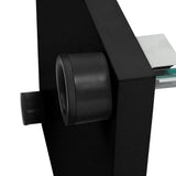 Stacked Display Storage Cabinet Glass Black DBOX1002-4-BK