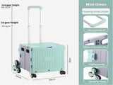 Nordic Green Climbing Wheel Folding Cart - Compact and Durable for Outdoor Camping and Picnics V888-ELOSUNG11816