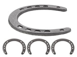 4Pcs Metal Horseshoe Wall Decoration Grey Cast Iron Hanging Ornament V1370-AZ4-09561