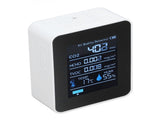 5 in 1 Air Quality Monitor Bluetooth APP Carbon Dioxide Detector USB Charging TVOC Temperature V1294-YM0523-3113220017311