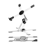 Levede Portable Laptop Stand 360 Rotating Bracket Foldable Aluminum Desk Riser TV1012-SL-AU