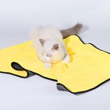 4-Piece Cleaning Kit -Pet Grooming and Paw Cleaning Set with big Blue Dog Paw Cleaner Cup Grey V888-ELOSUNG53231