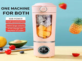 Portable Blender 700ml USB Rechargeable Mini Fruit Mixer for Smoothies and Protein Shakes, Beige V1237-ZY-917-129