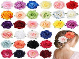 30PCS Flower Hair Clips, Artificial Rose Flower Hair Accessories, Multicolor Fabric Blooms with V1369-AZ3-W-08678