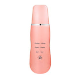 Ultrasonic Skin Scrubber - Deep Cleansing, Peeling, Lifting & Ion Infusion Facial Spatula V888-ELOSUNG35041