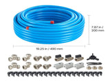 Air Compressor Line Kit, 100FT x 3/4", HDPE-Aluminum Compressed Air Piping System, Leak-Proof, V952-YSKQGDXT34INQP8IVV0