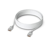 Ubiquiti UniFi Etherlighting Patch Cable, Length 12m, White, Nano-Thin Patch Cable With 10 GbE V1202-V2-NHU-PATCH-EL-12M-W