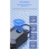 Digital Air Compressor for Car Auto Pump Portable Tire Inflator with LED Light 12V, Air Pump for Car V1192-AZ-W-2717