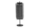 Rotating Brochure Display Rack, 30 Pockets Mesh Magazine Literature Display Stand, Portable Floor V952-WJZSXLDSDZS3117YE001V0