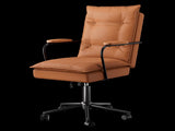 LEVEDE Ergonomic Office Chair Computer PU Brown OF1046-BR