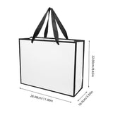 10Pcs White Paper Carrier Bags with Handles for Candy and Party Supplies V1370-AZ4-19895