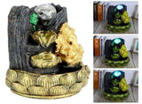 Desktop Water Fountain Ganesha Elephant Statue Buddha Decoration Home Ornament with Light Ball Decor V1294-YM0901-3111200175612