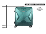 Wanderlite 28-inch Luggage Set with TSA LockABS Hard Shell Travel Suitcase Organiser Luggage Case LUG-ABS-DM-28-AR