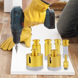 Diamond Bits 7PCS Diamond Hole Saw 20/27/35/55/68mmTile Hole Saw Kit Vacuum Brazed Diamond V952-JTQHJGSKZTJ72R3T0V0