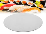 Round Sushi Plate Innovative 304 Stainless Steel Cake Dessert Dish Tray for Kitchen RestaurantL V1294-YM0721-3118200260213