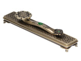 Metal Incense Holder Ruyi Antique Incense Stick Burner for Home Office Yoga Decoration V1294-YM0901-3117210119411
