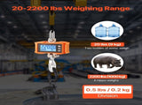 Digital Crane Scale, 2200 lbs/1000 kg, Industrial Heavy Duty Hanging Scale with Remote Control, Cast V952-ZXDCZX200GYZ1AI1NV9