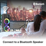 Laser 1080p LED Projector with DVD Player WiFi 120" Screen V1031-PJ-DVDFHD-682