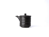 Soy Pot 170ml Black Ribbed V637-C3154